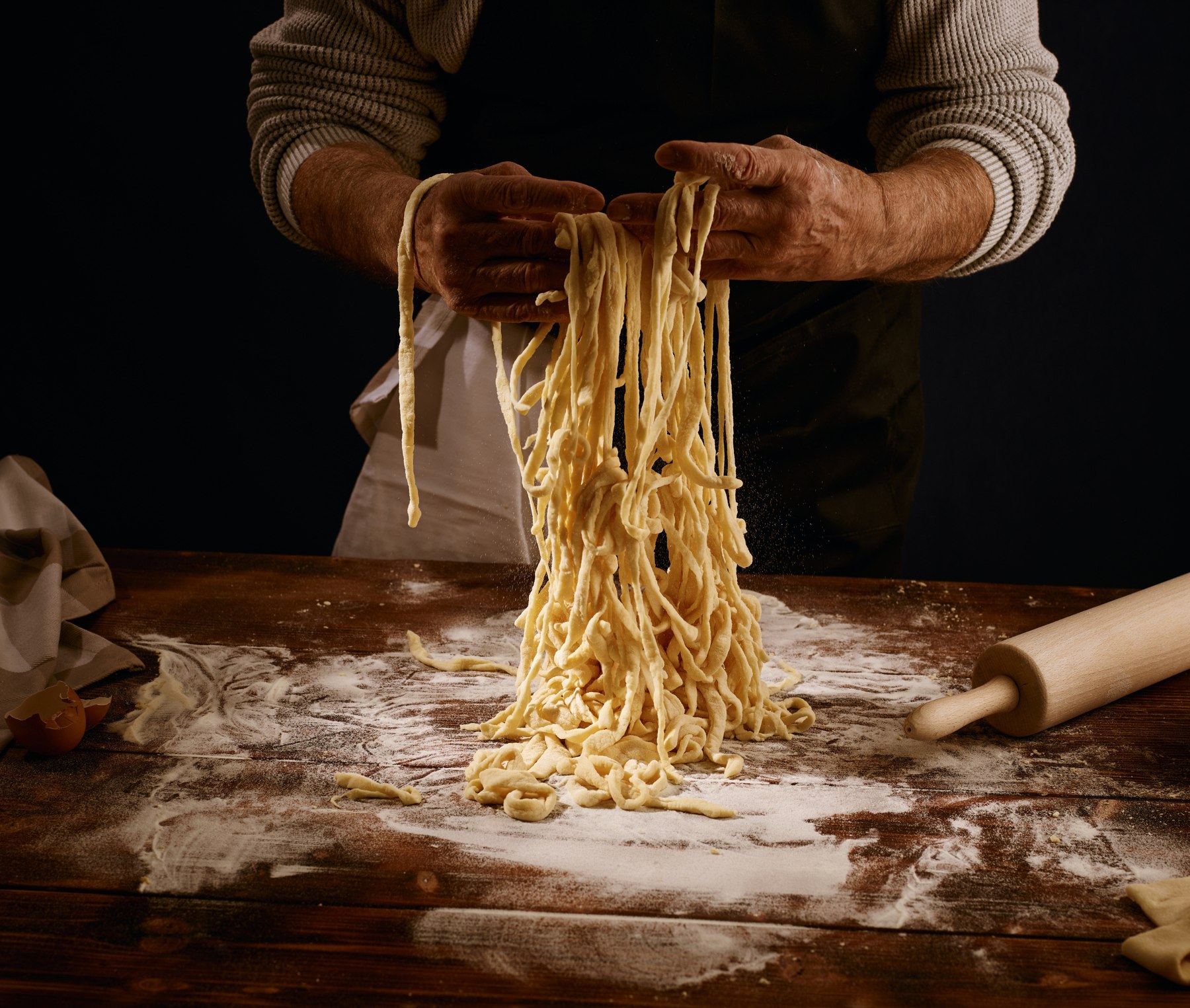 Fresh pasta preparation from the Royex magazine