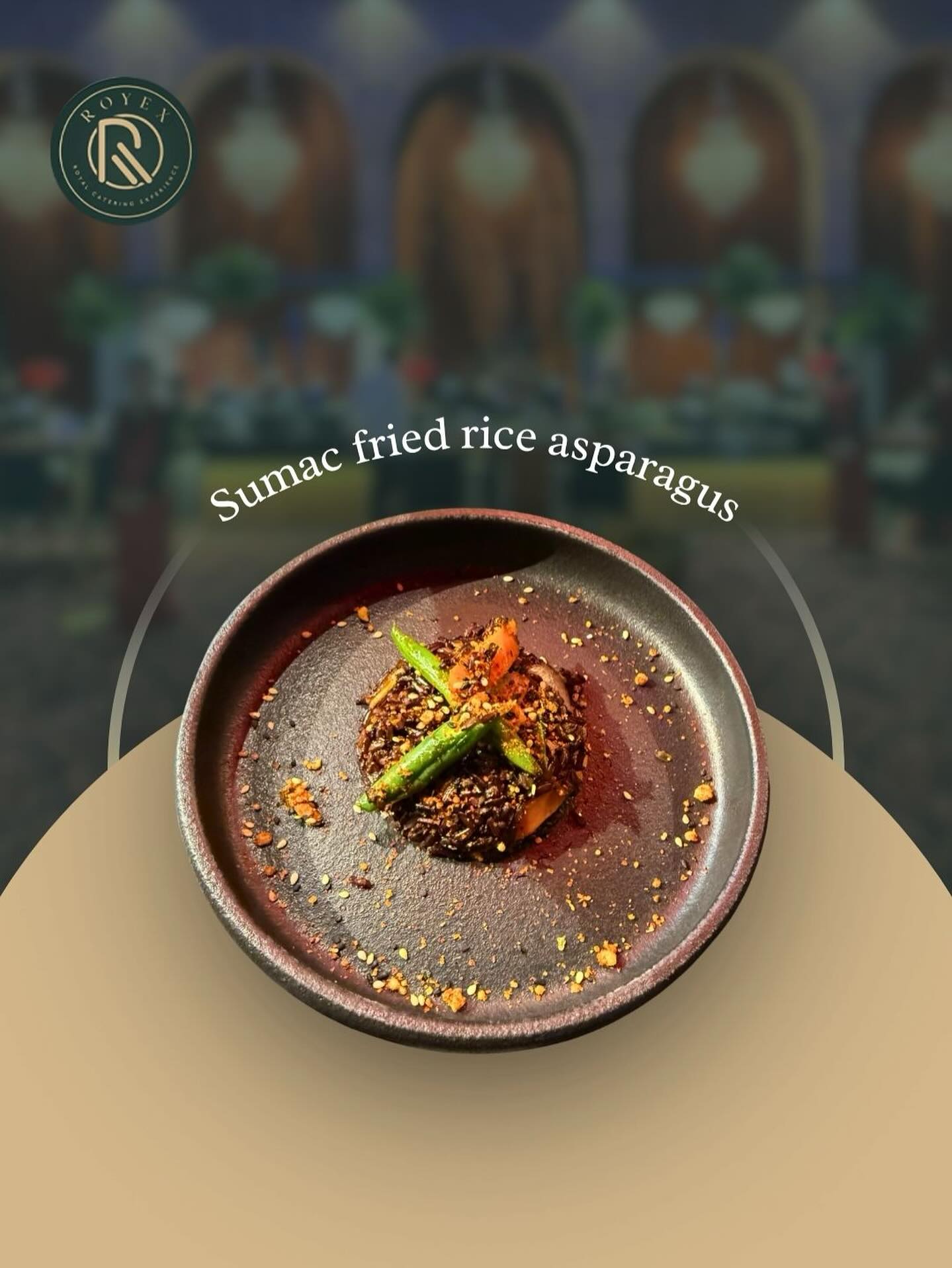 Royex — Sumac fried rice asparagus
